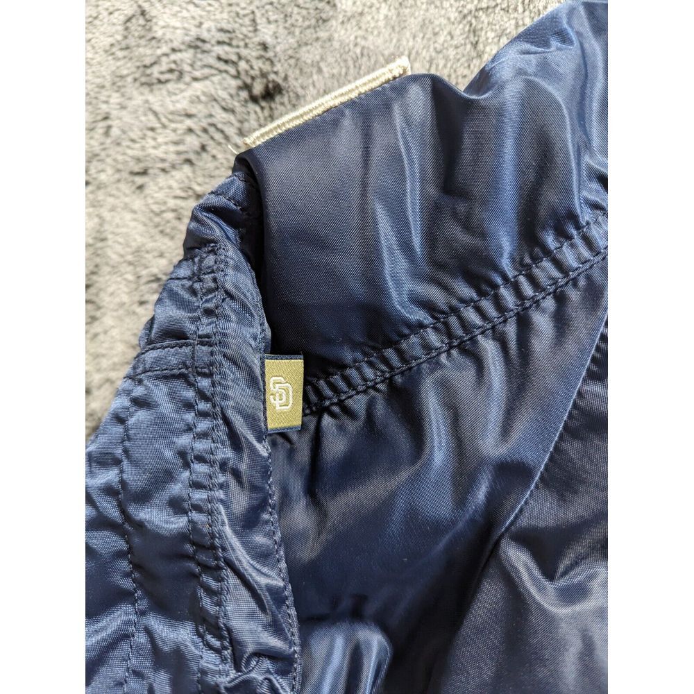 San Diego Padres Bomber Reversible Jacket Men's Size XL Blue - Picture 12 of 12